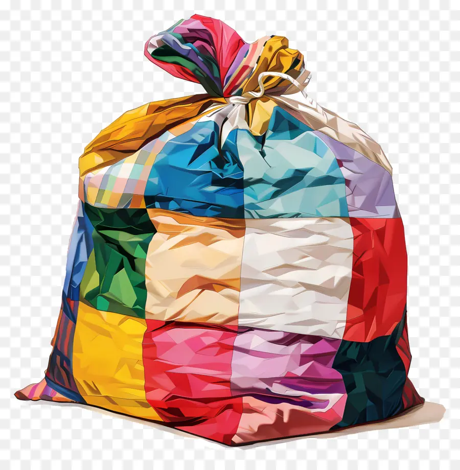 Bolsa De Lavandería，Bolso De Retazos PNG