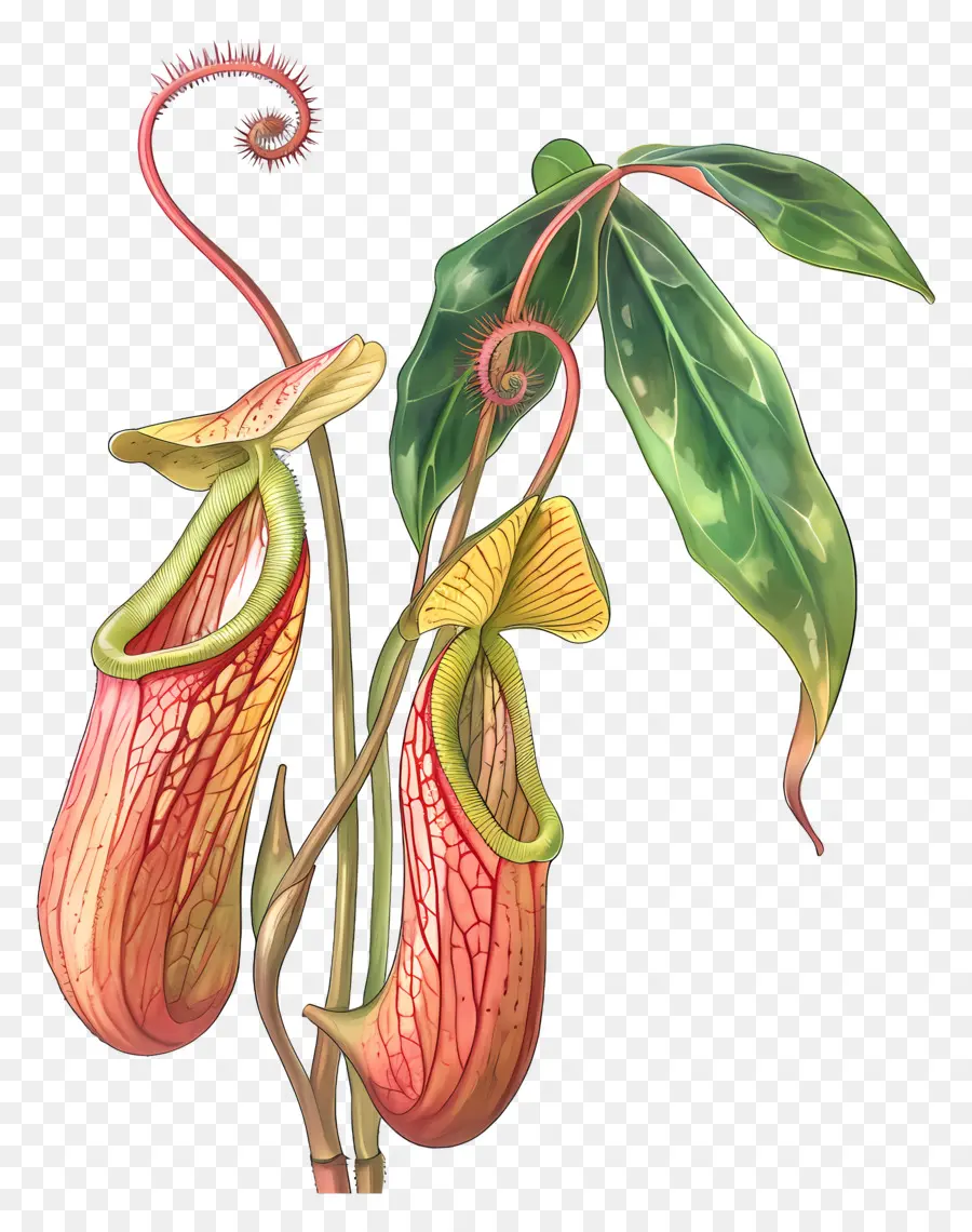 Planta De Jarra Nepenthes，Plantas Carnívoras PNG
