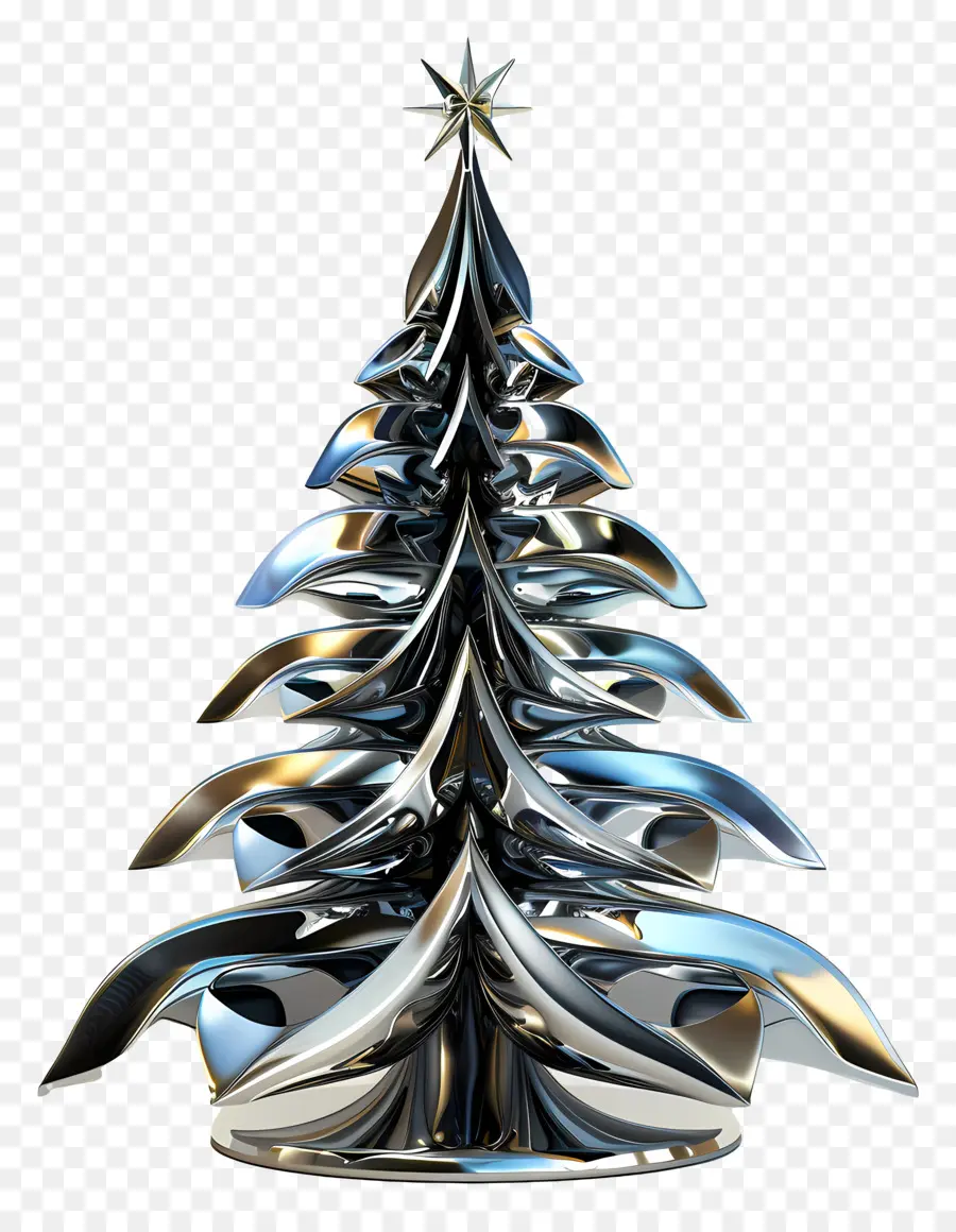 árbol De Navidad，La Hoja De Plata PNG