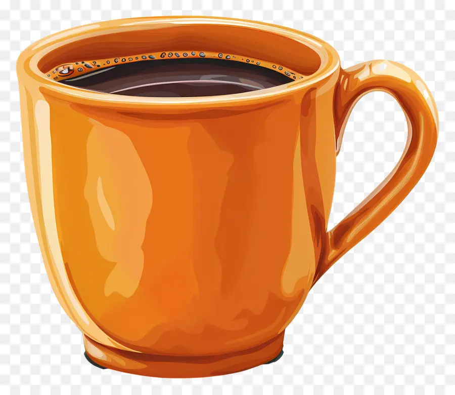 Taza De Café，Taza De Naranja PNG