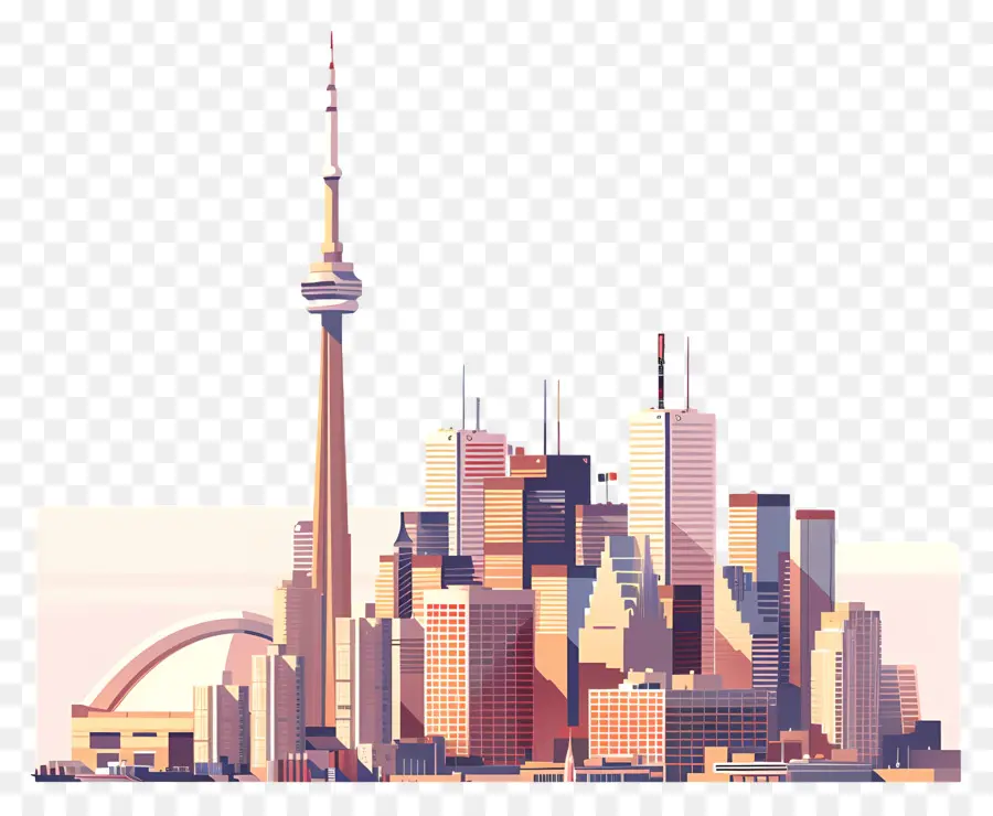 Horizonte De La Ciudad De Toronto，Paisaje Urbano PNG