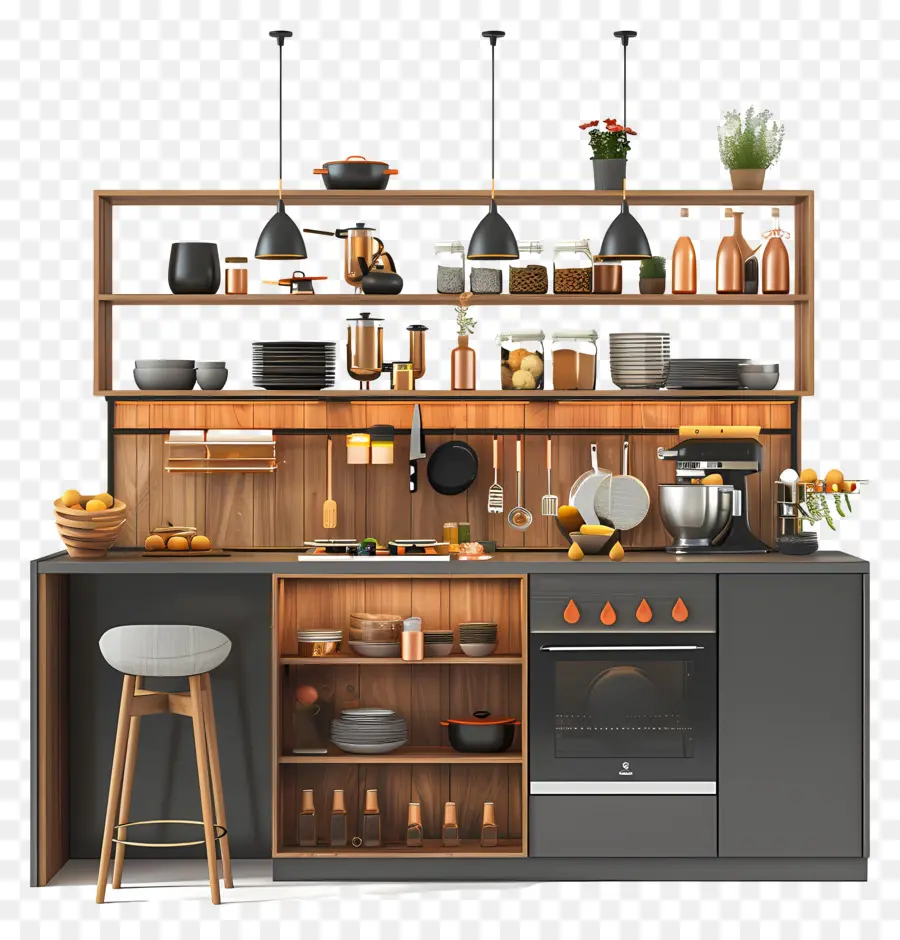 Cocina Moderna，Utensilios De Cocina PNG