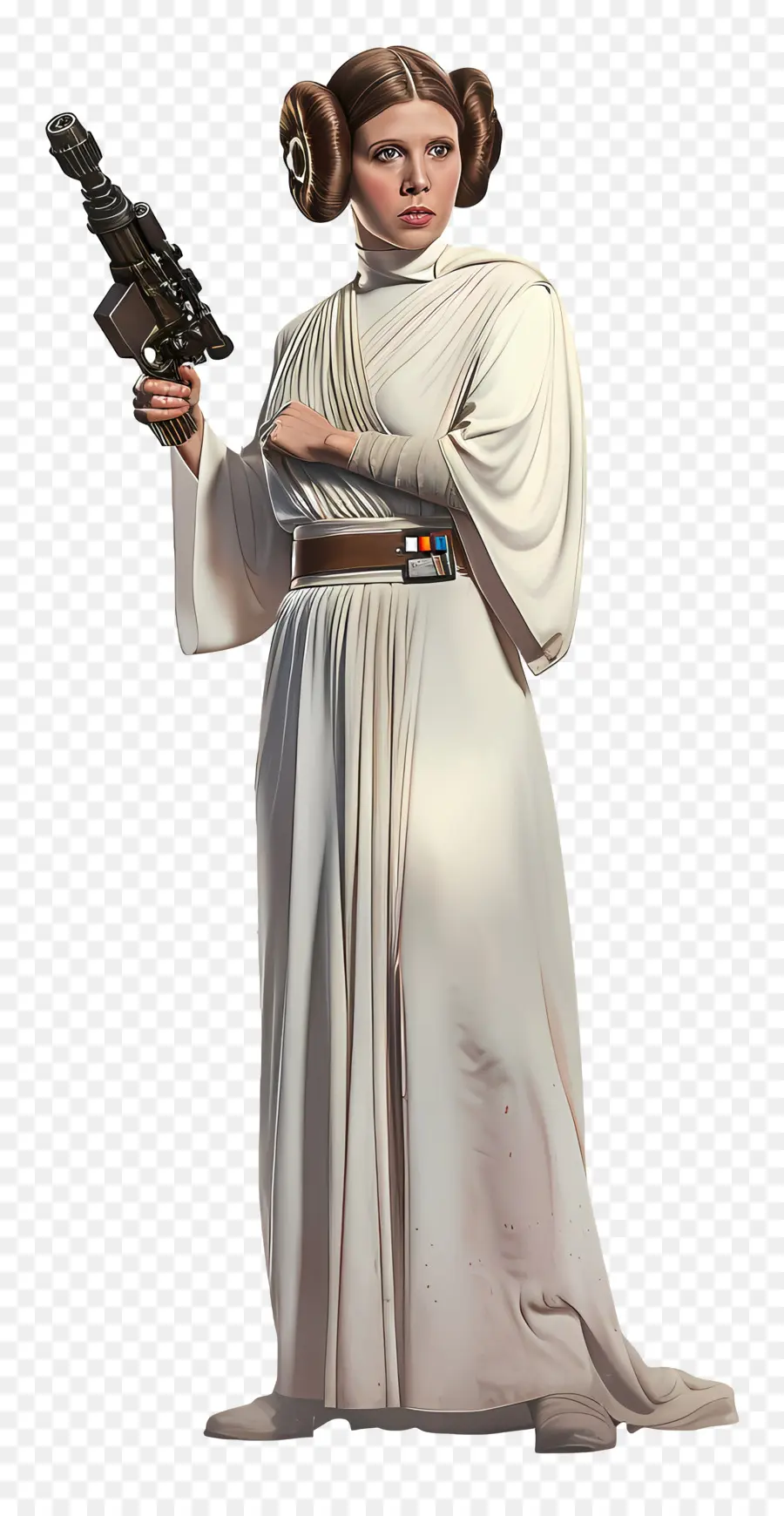 Star Wars PNG - Star Wars La Princesa Leia Organa Vestido Blanco  ilustración transparente