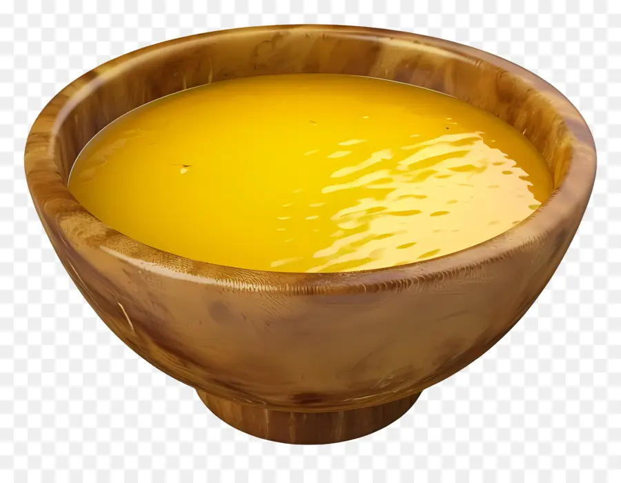 Ghee，Líquido Amarillo En Un Tazón PNG