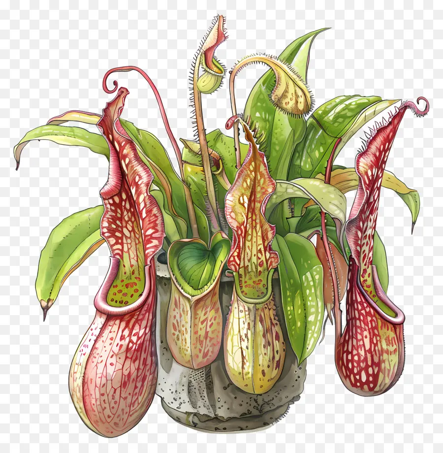 Planta De Jarra Nepenthes，Plantas Carnívoras PNG