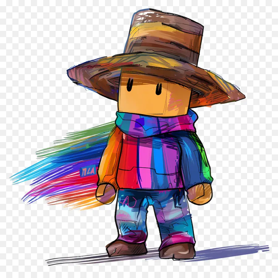 Roblox，Disfraz Colorido PNG