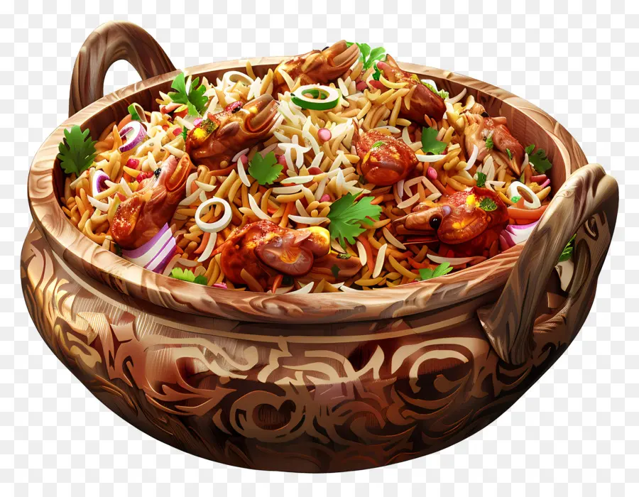 Hyderabadi Biryani，La Cocina India PNG