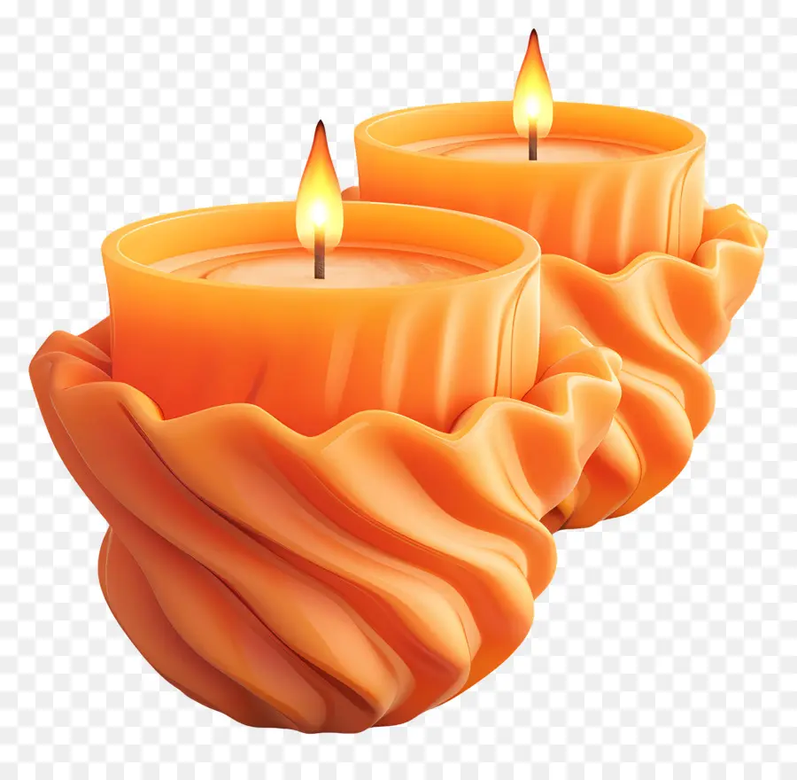 Las Velas Perfumadas，Velas De Naranja PNG