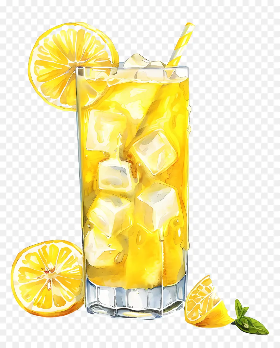 Limonada，Cubitos De Hielo PNG