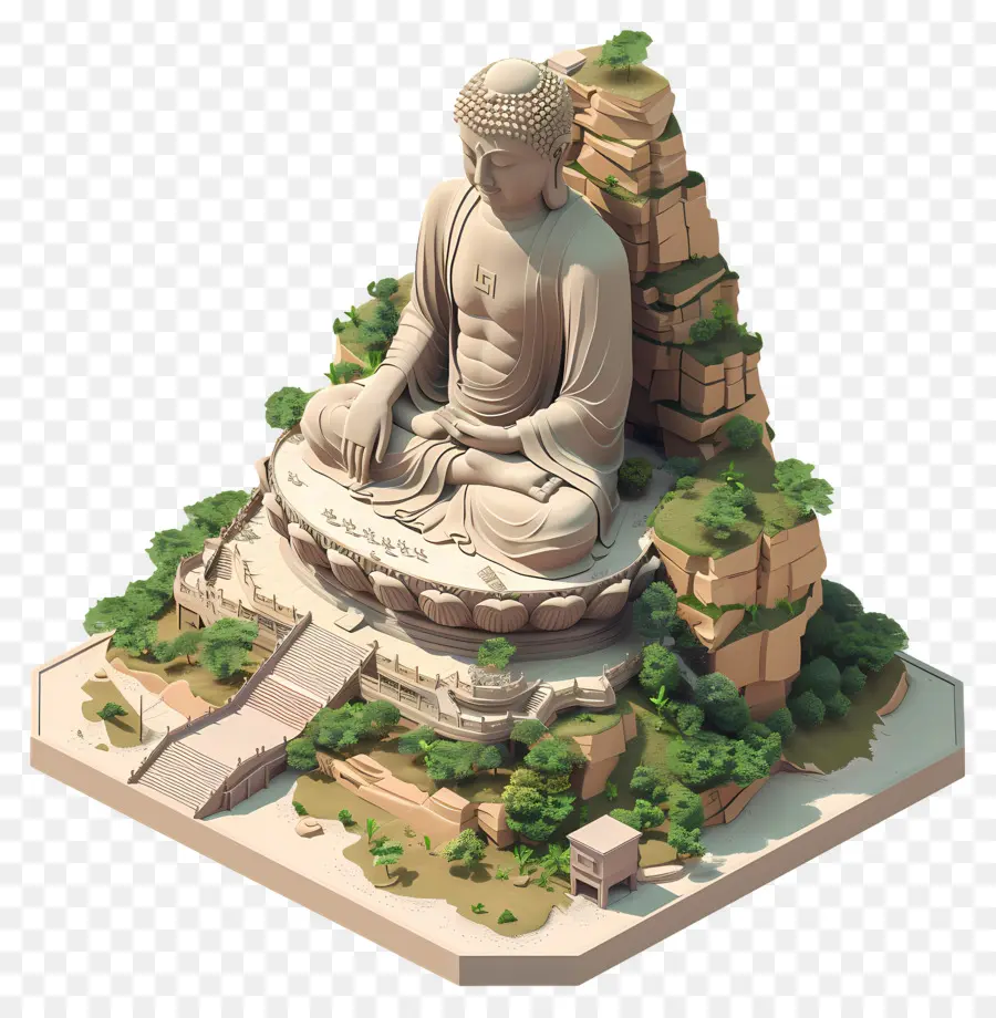Buda Gigante，Estatua De Buda PNG