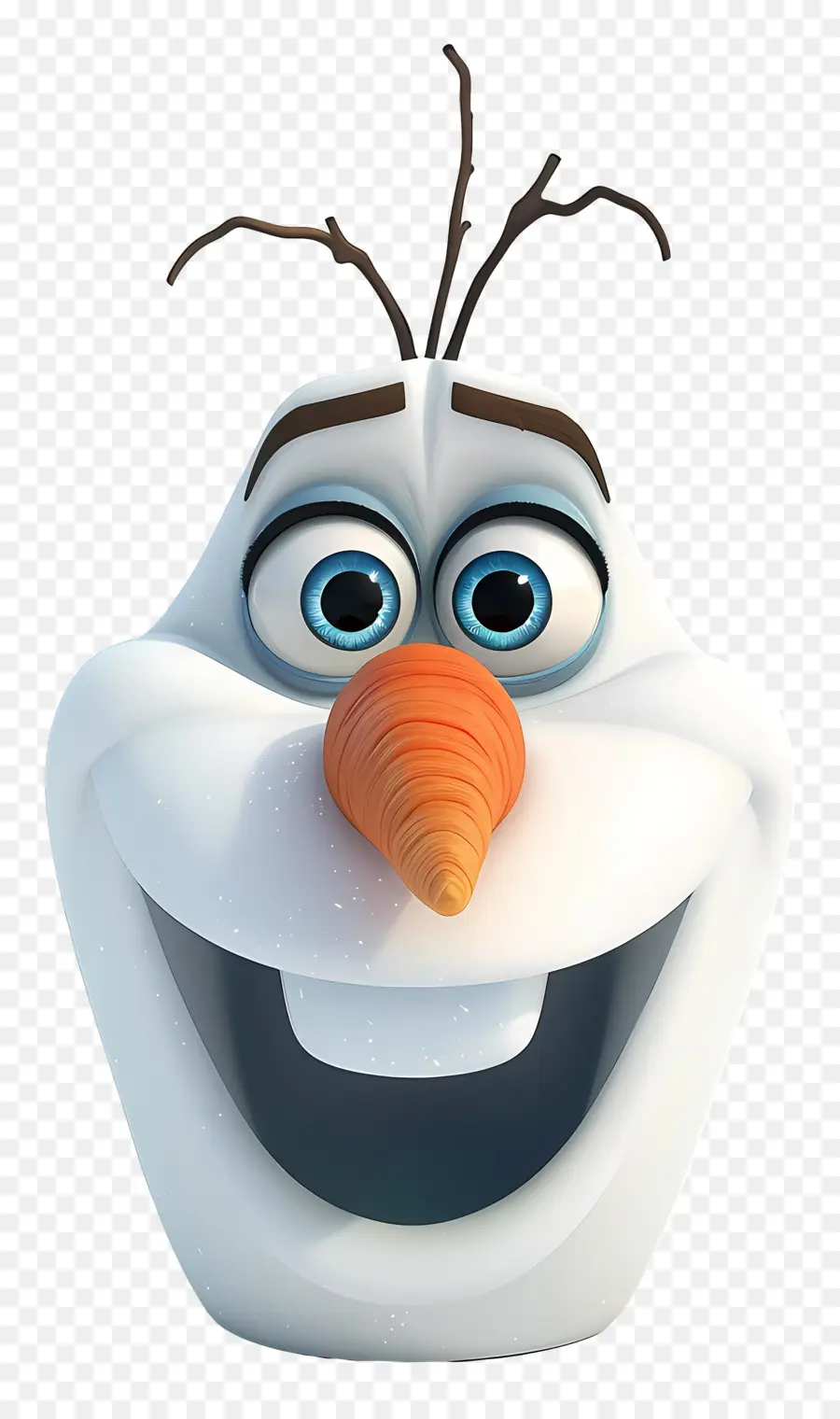 Olaf Head，Personaje De Dibujos Animados PNG