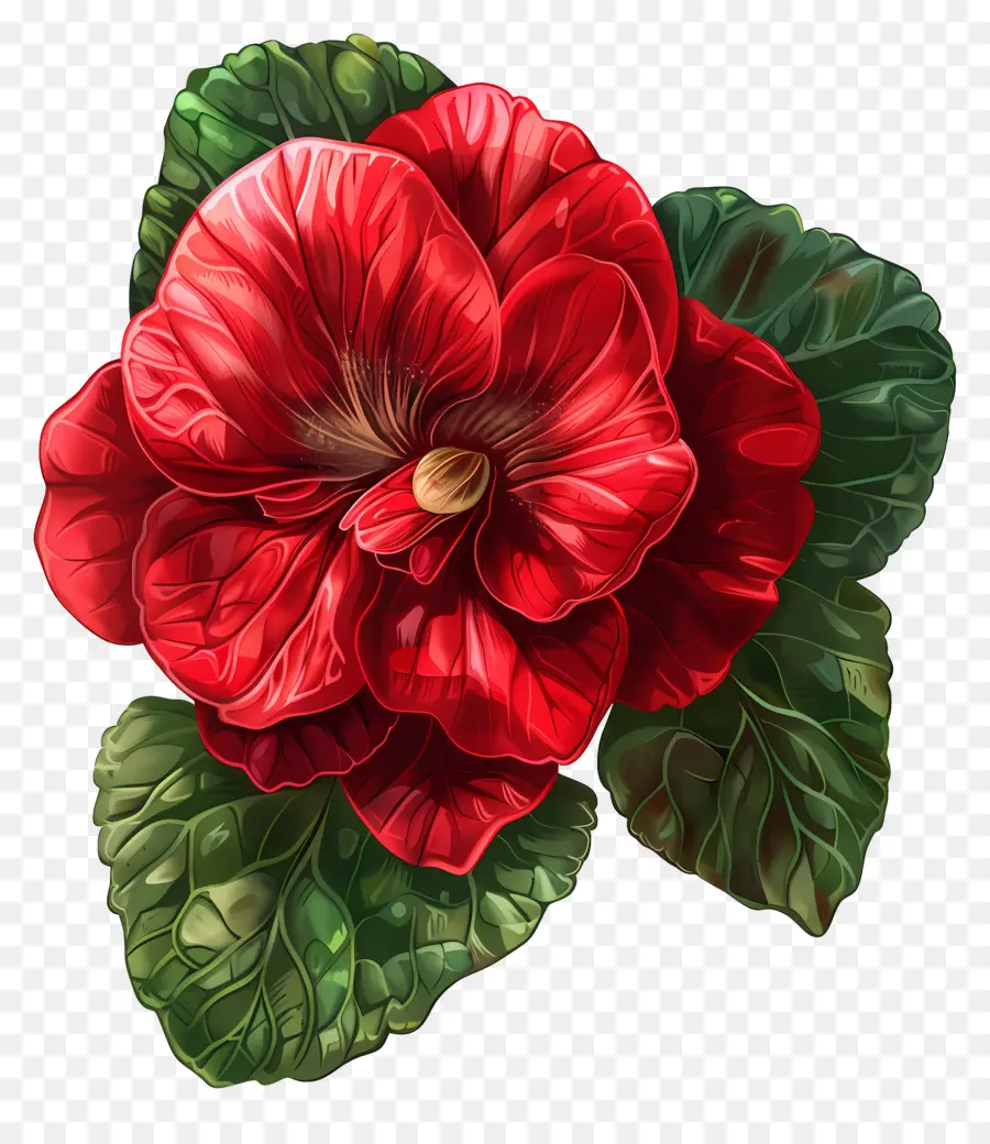Begonia De Flor，Flor Roja PNG