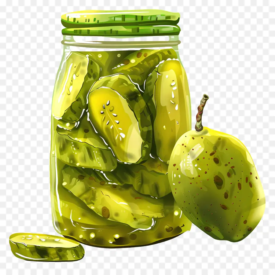 Pickle De Mango Verde，Encurtidos PNG