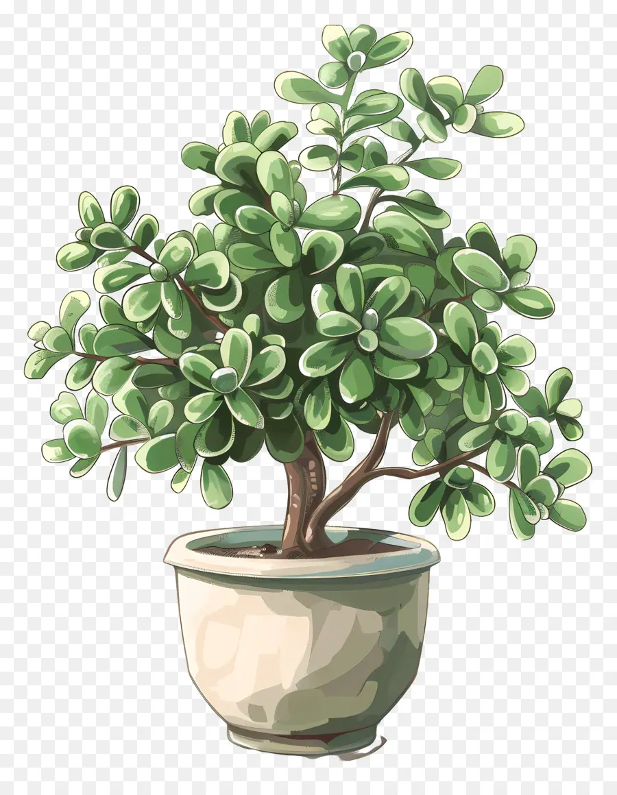 La Planta De Jade，Planta De Bonsai PNG