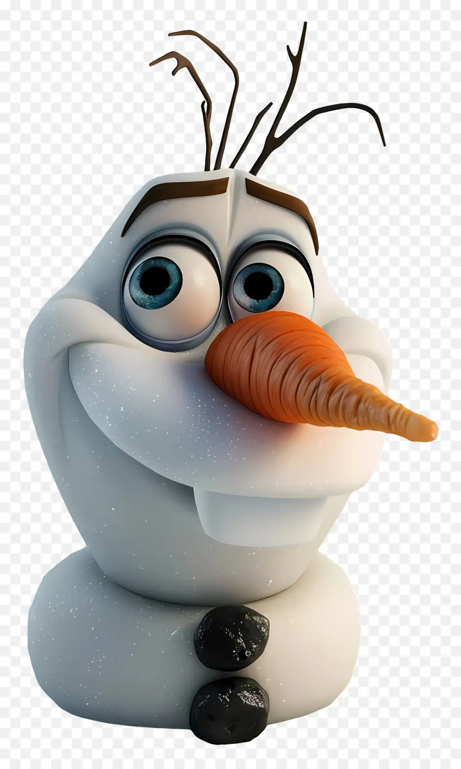 Olaf Head，Muñeco De Nieve PNG