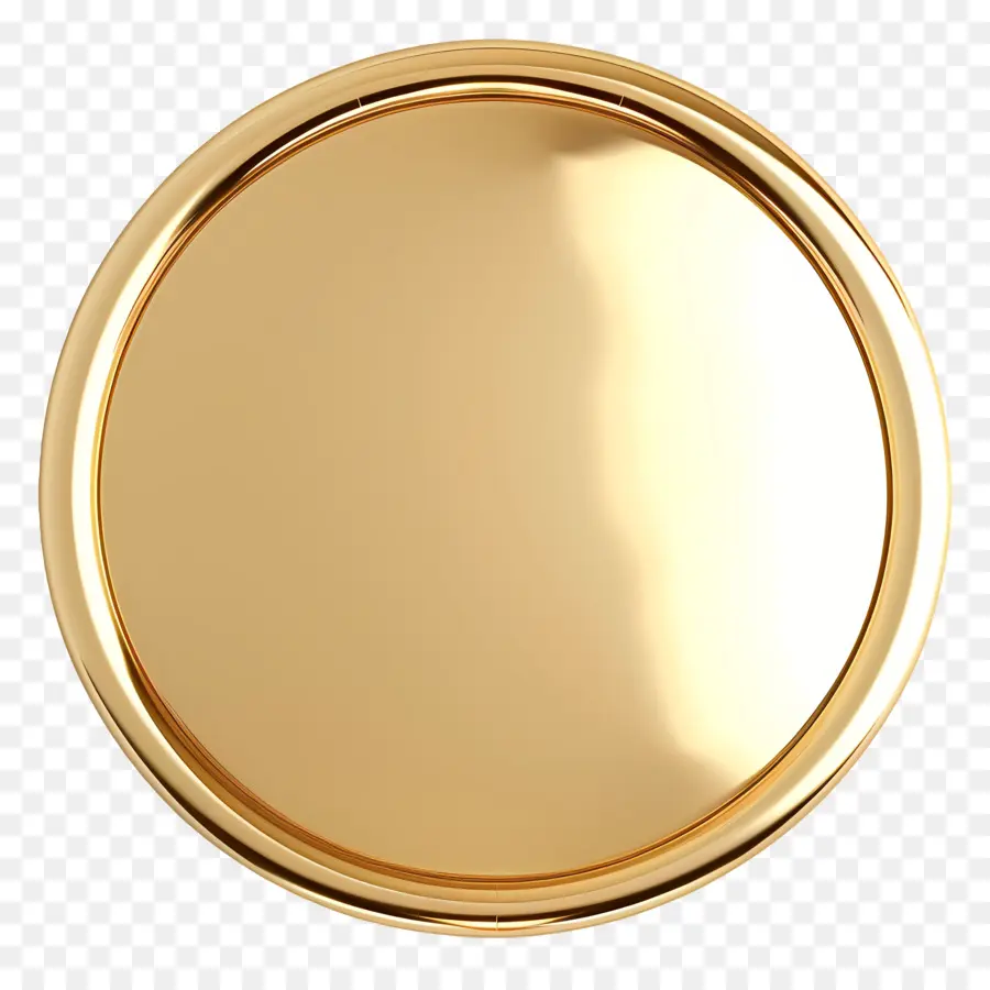 Placa De Oro De，Círculo De Oro PNG