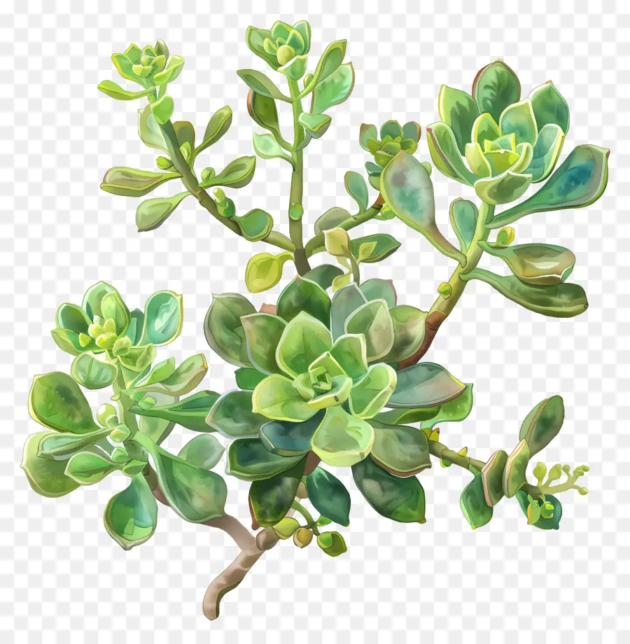 Jade Crasula，Planta Suculenta PNG