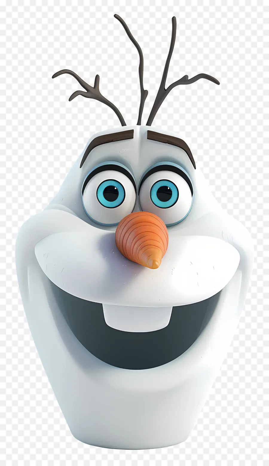 Olaf Head，Personaje De Dibujos Animados PNG