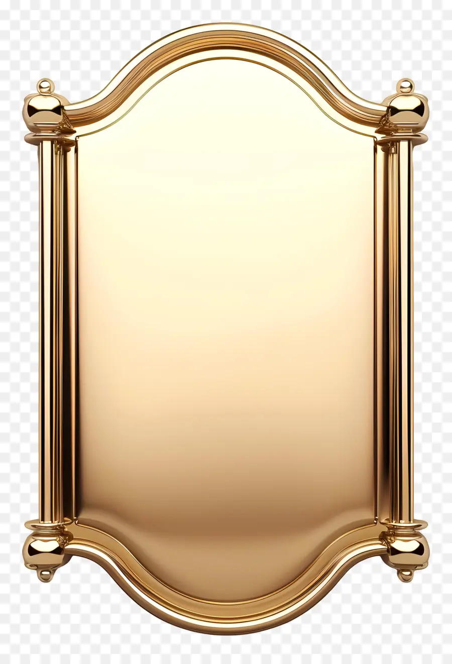 Placa De Oro De，Placa Dorada PNG