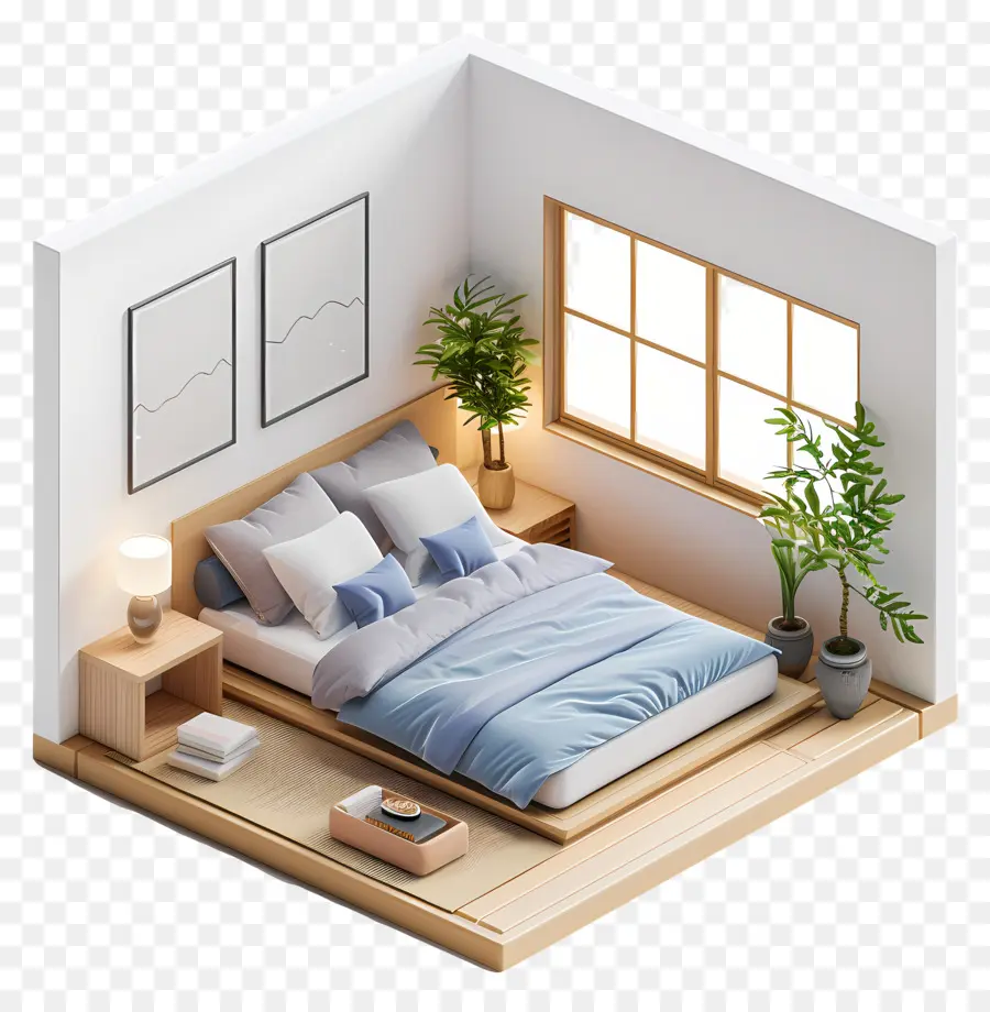 Dormitorio，Cama PNG