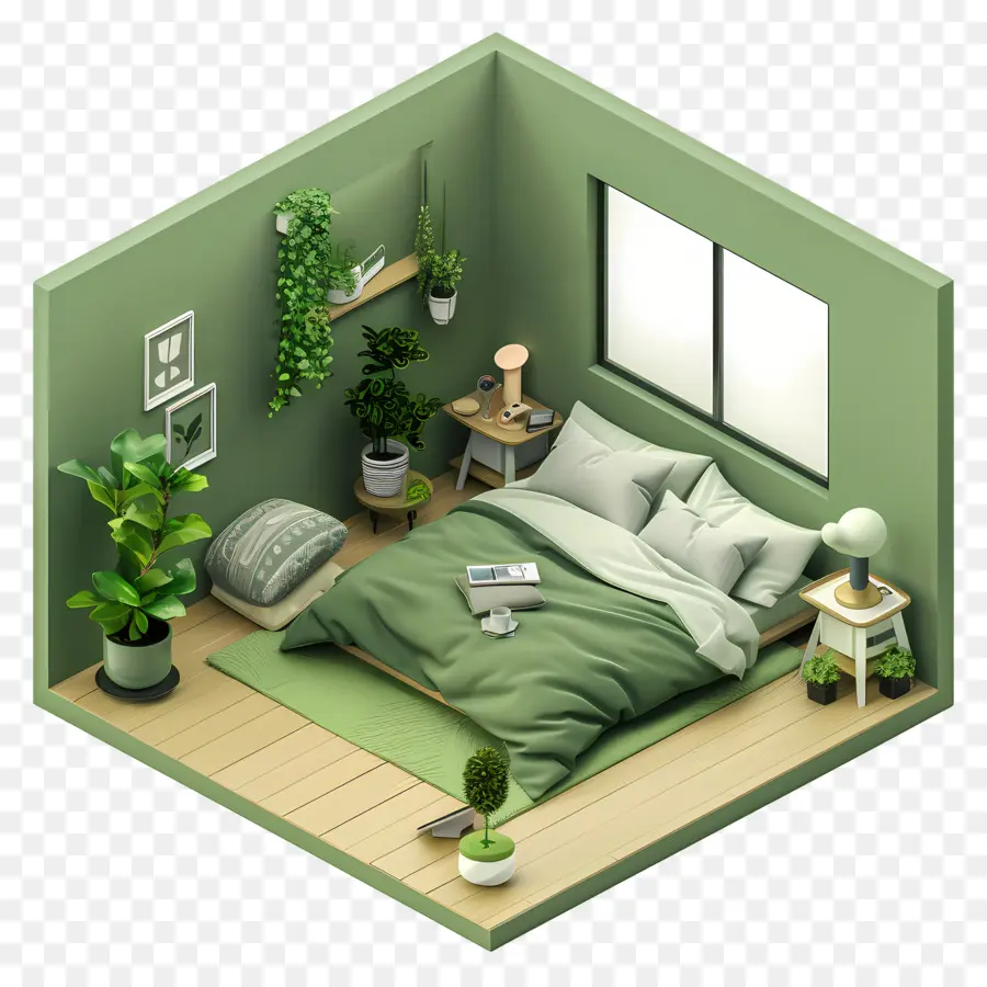 Dormitorio，Cama PNG