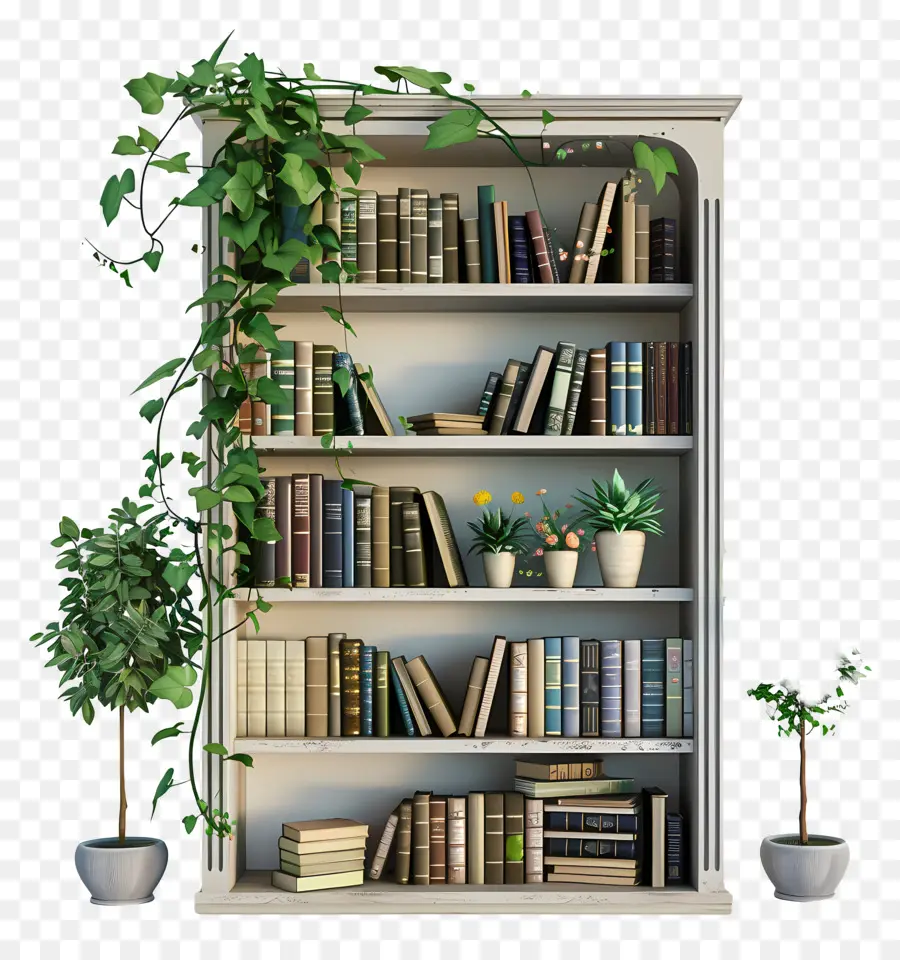 Estantería，Bookshelf PNG