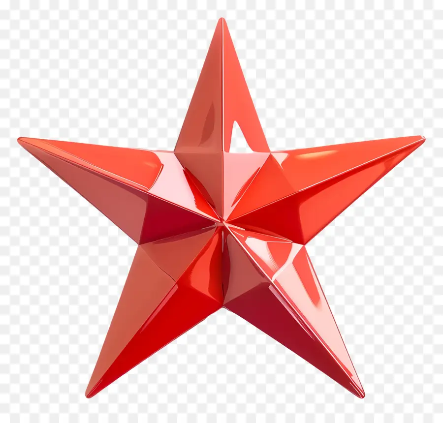 Estrella Roja，Metálico PNG