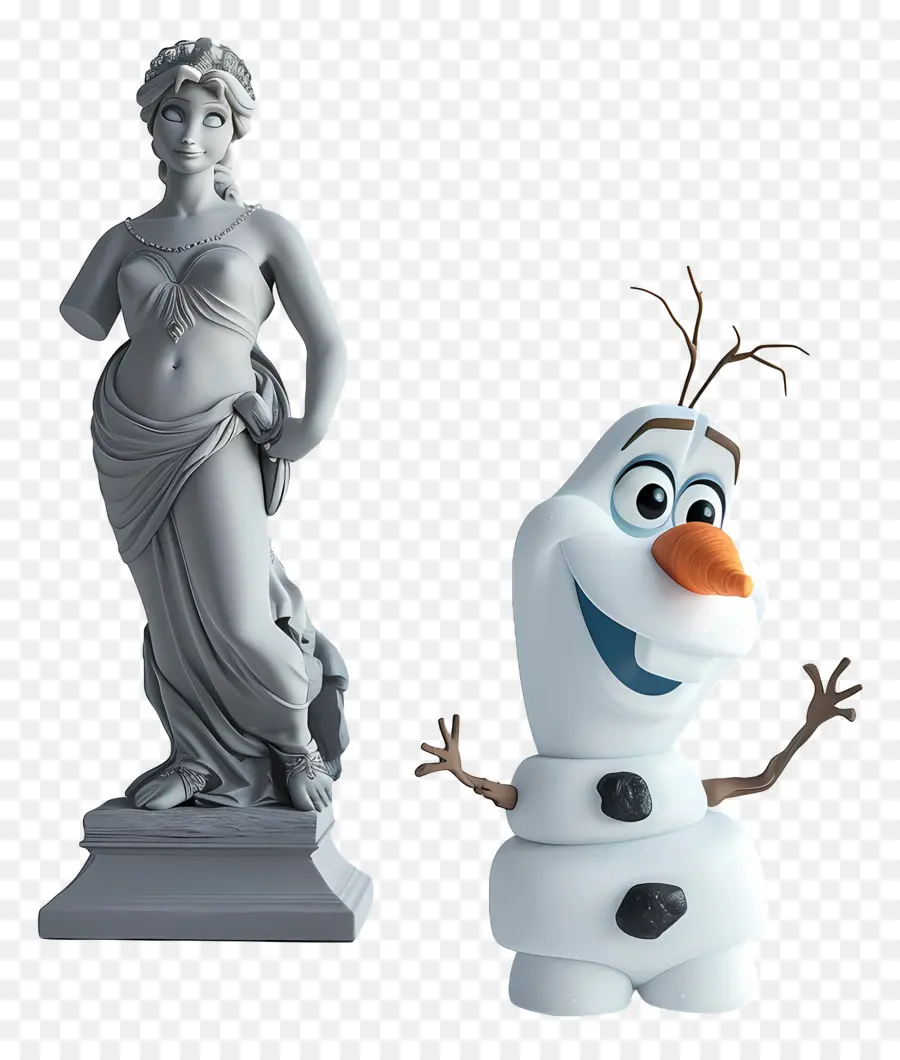 Olaf Congelado，Estatua PNG