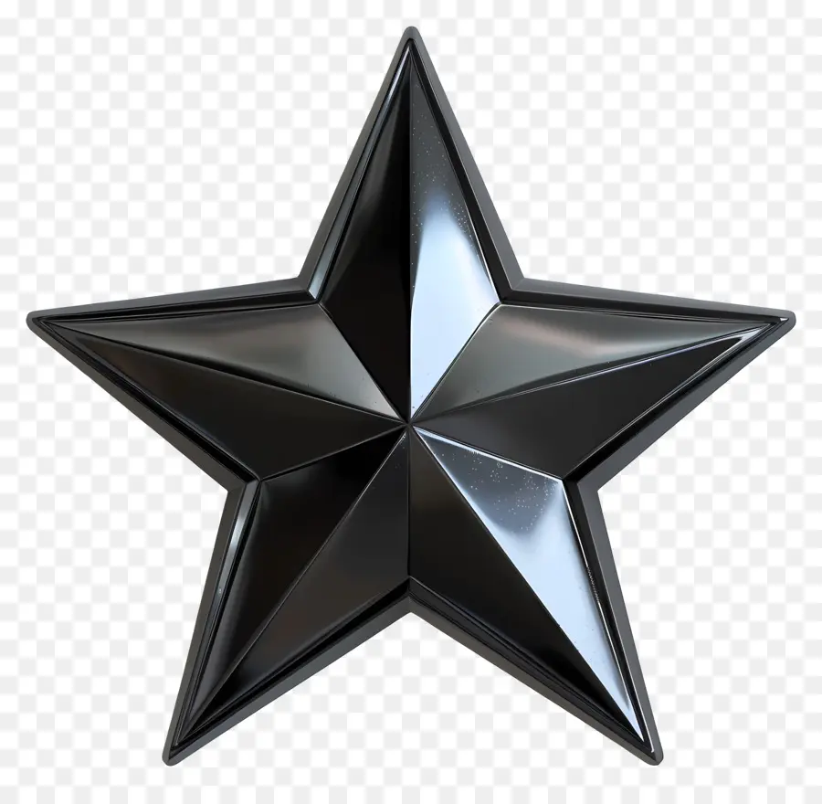 Black Star，Objeto Con Forma De Estrella PNG