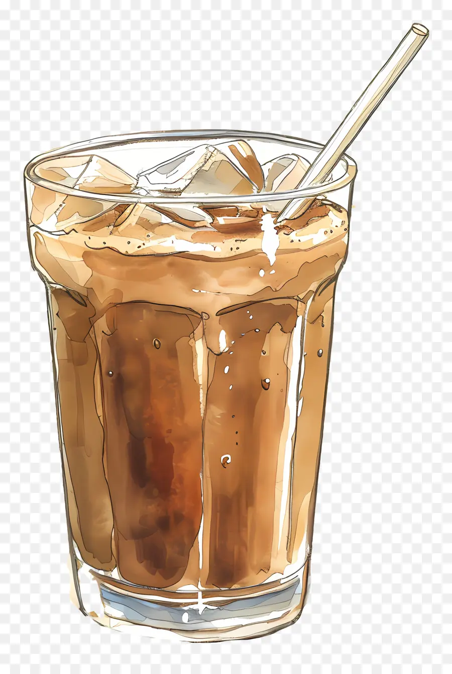 Café Helado，Bebida Helada PNG