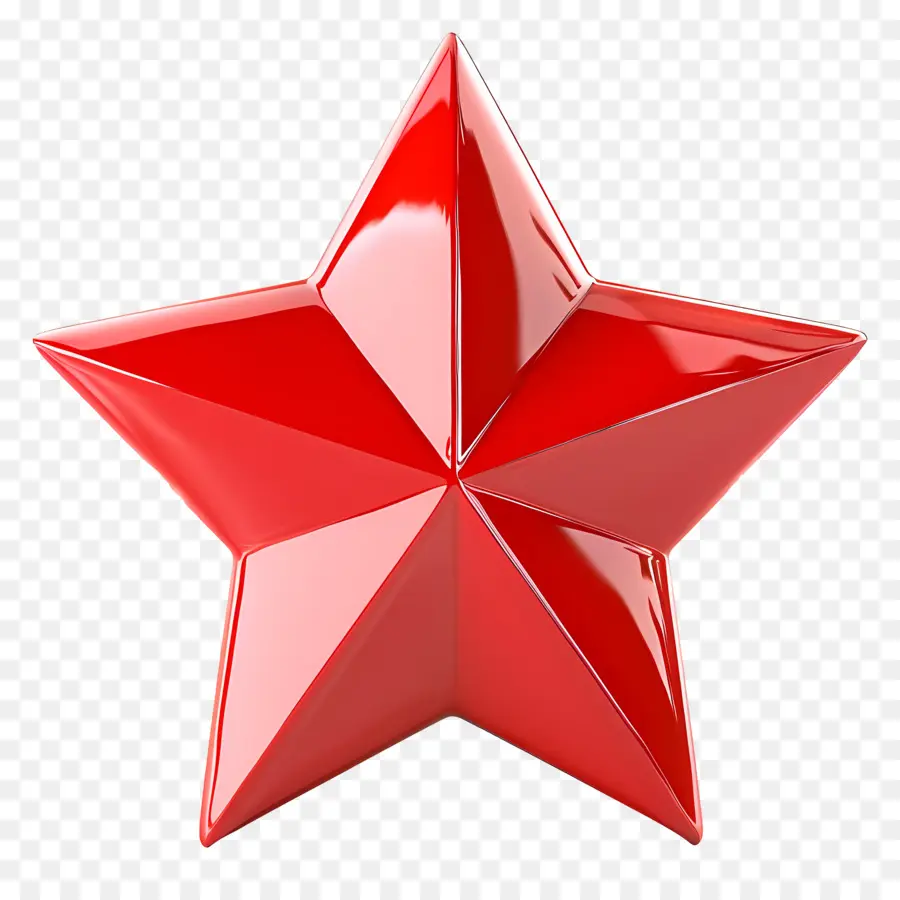 Estrella Roja，Forma Simétrica PNG