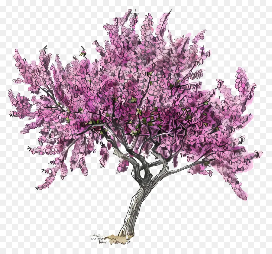 Judas árbol，De Los Cerezos En Flor PNG