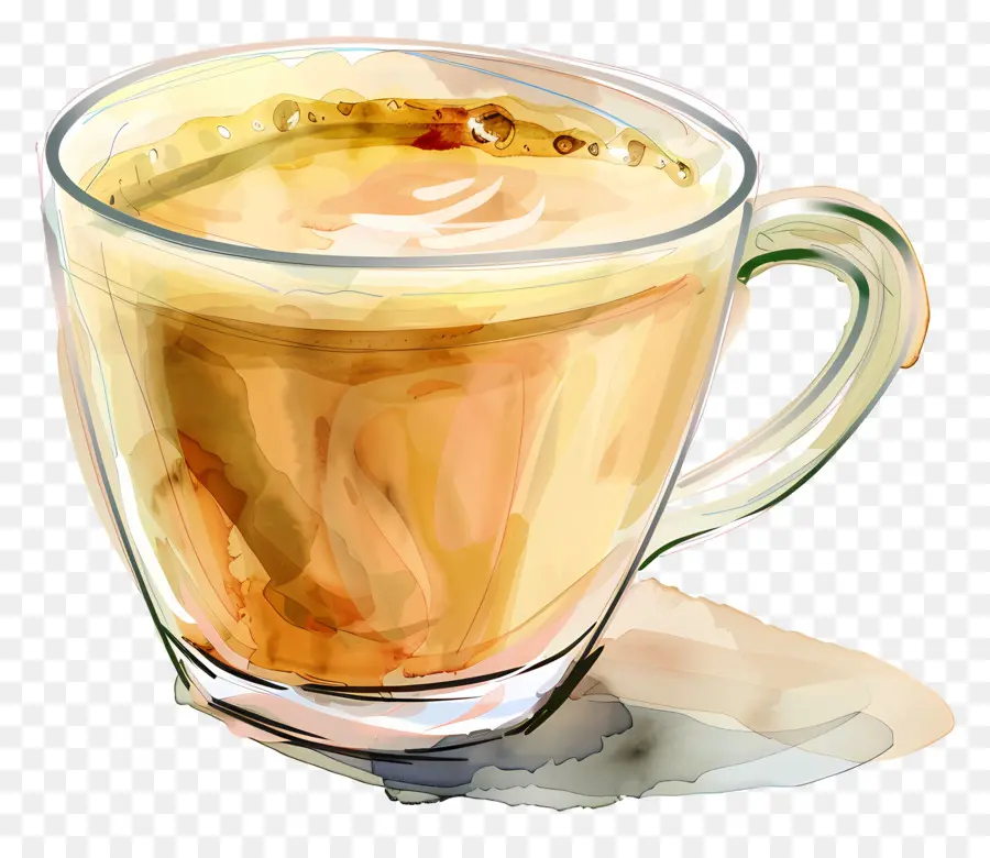 Taza De Café，Pintura Digital PNG