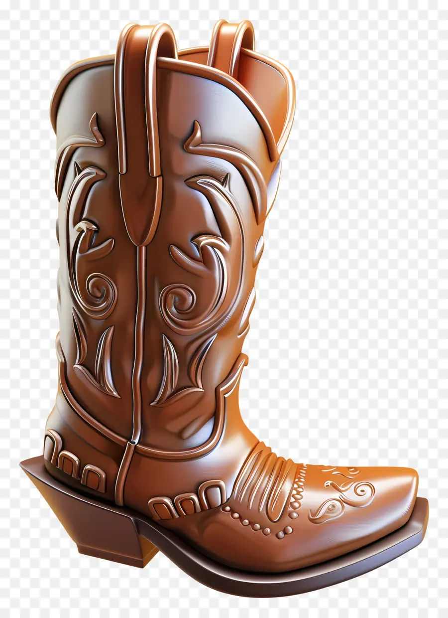 Bota De Vaquero，Bota Vaquera PNG