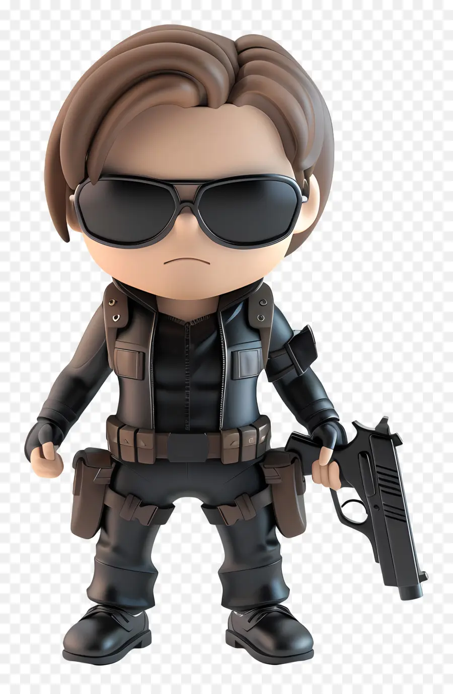 Figura De Leon Scott Kennedy，Personaje 3d PNG