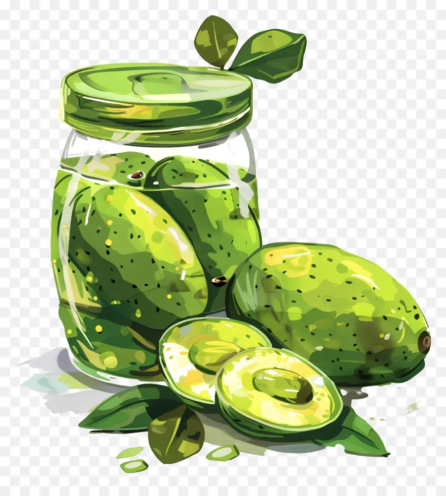 Pepinillo De Mango Verde，Encurtidos Verdes PNG