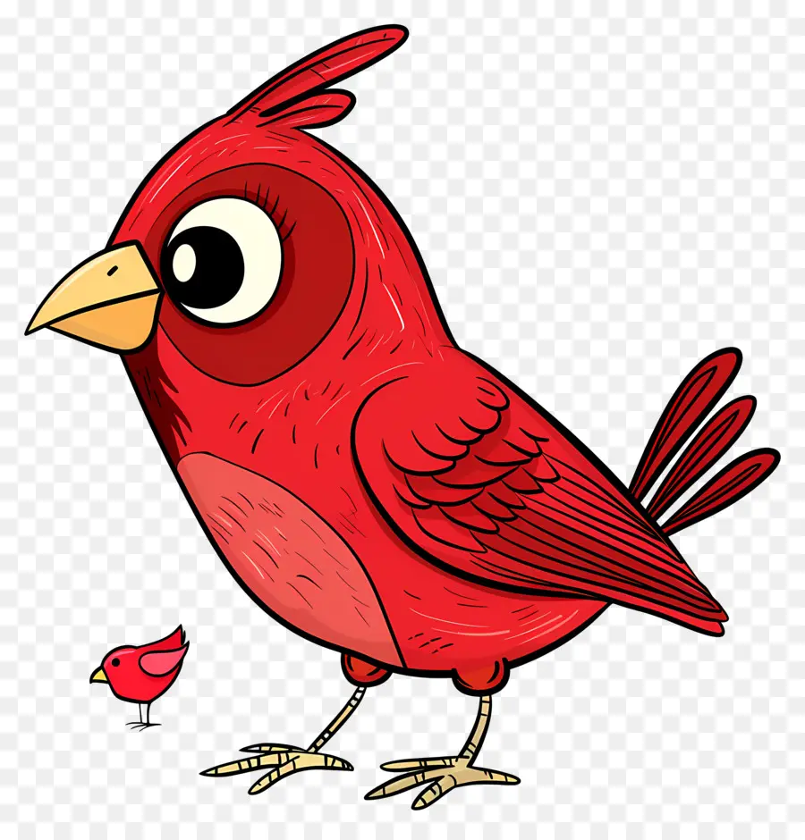 Día De Las Aves，Pájaro Rojo PNG