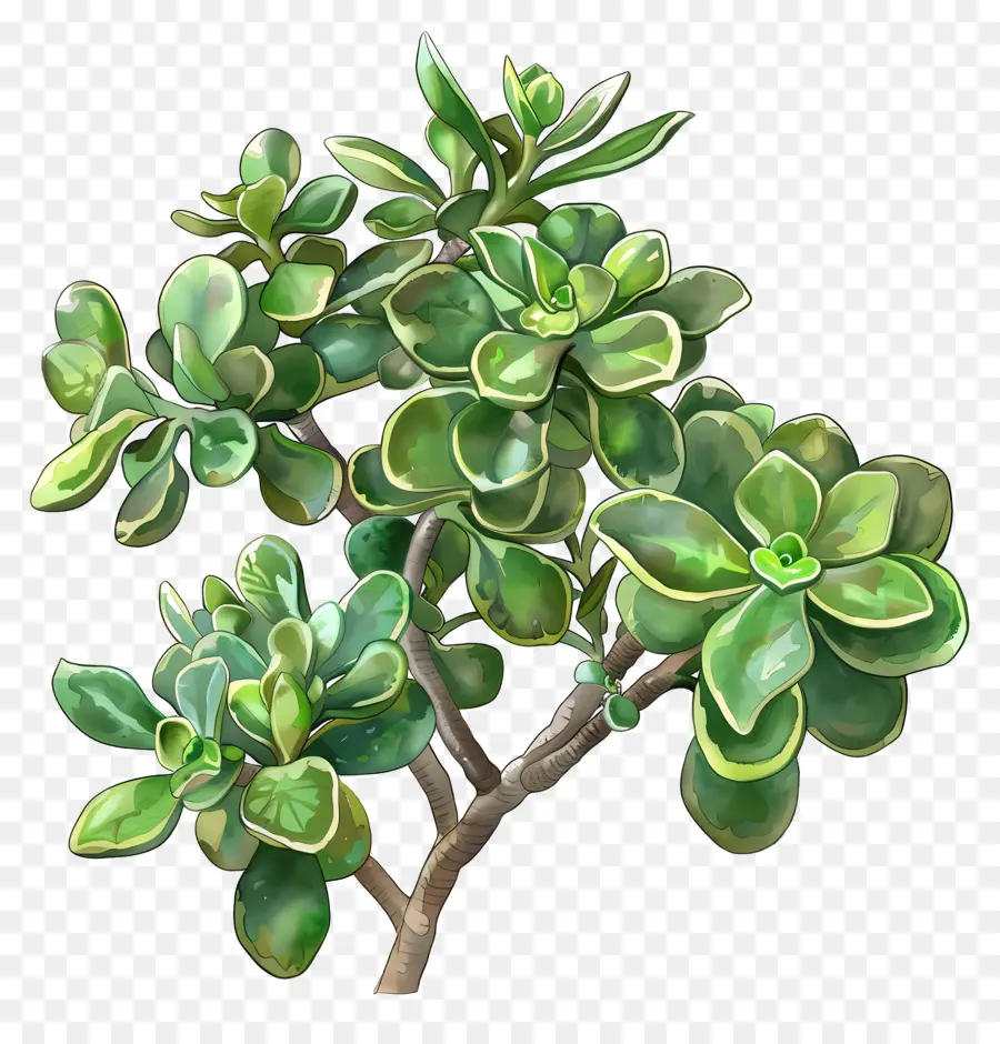 Jade De Crassula，Planta Suculenta PNG