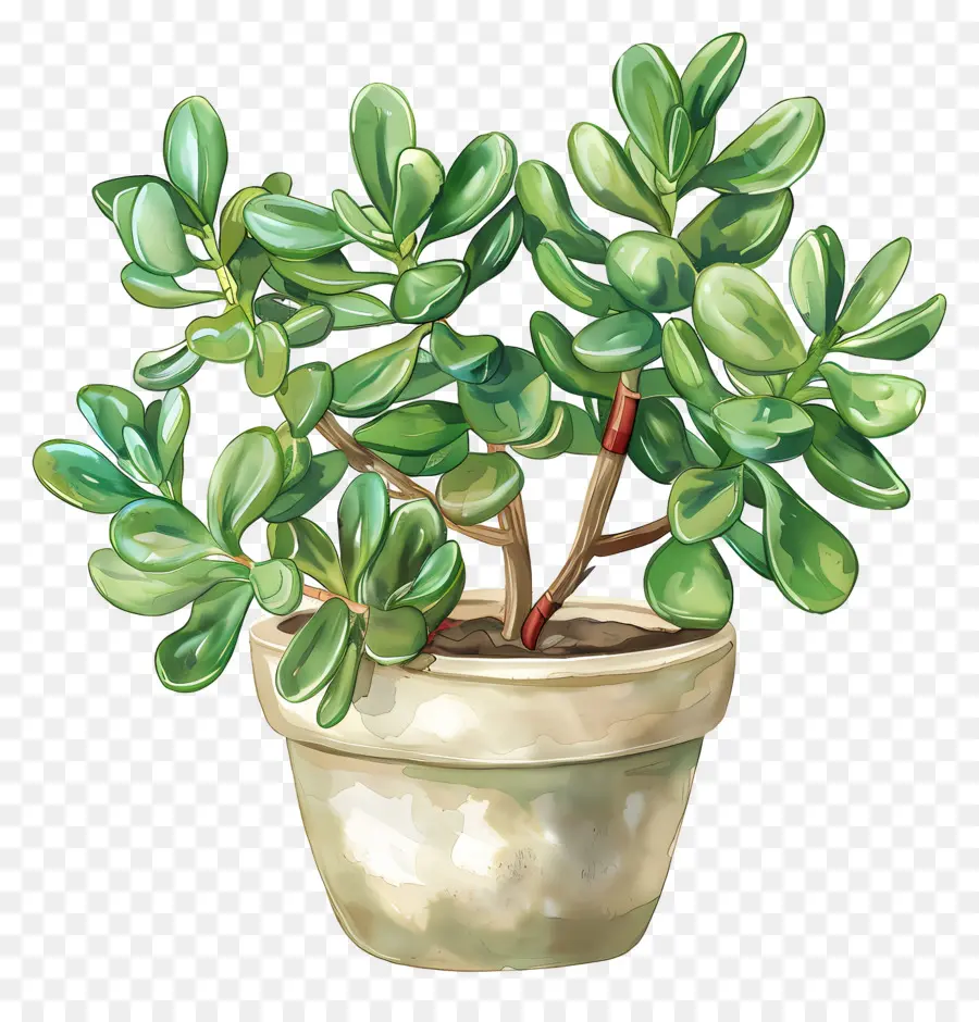 Jade De Crassula，Las Plantas De Interior PNG