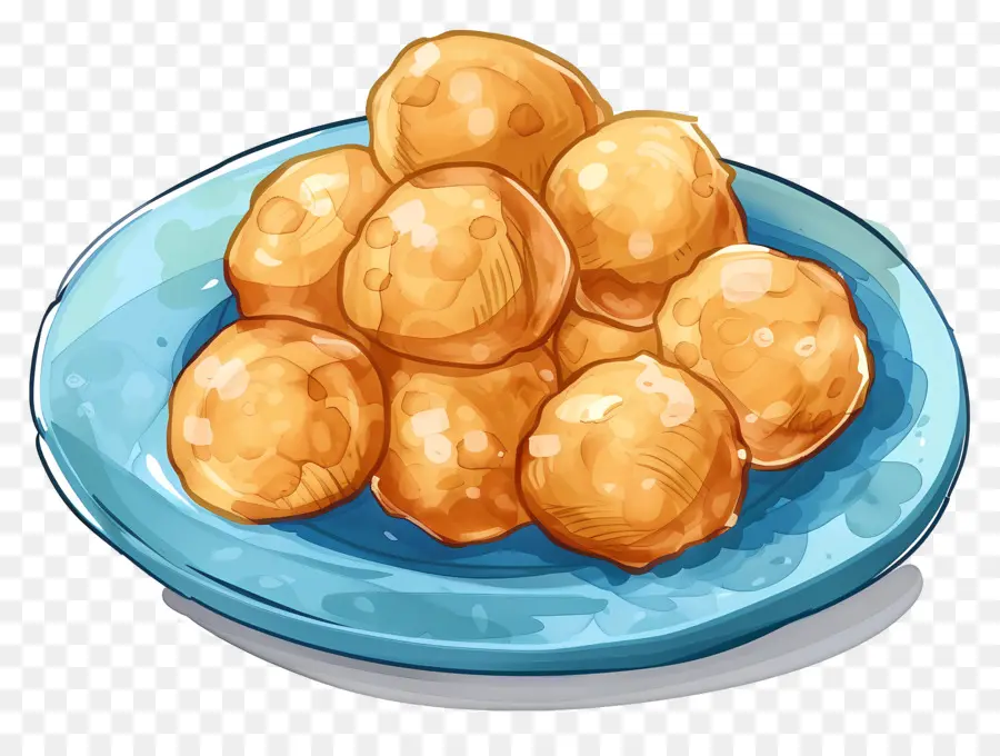 Panipuri，Bolas De Oro PNG