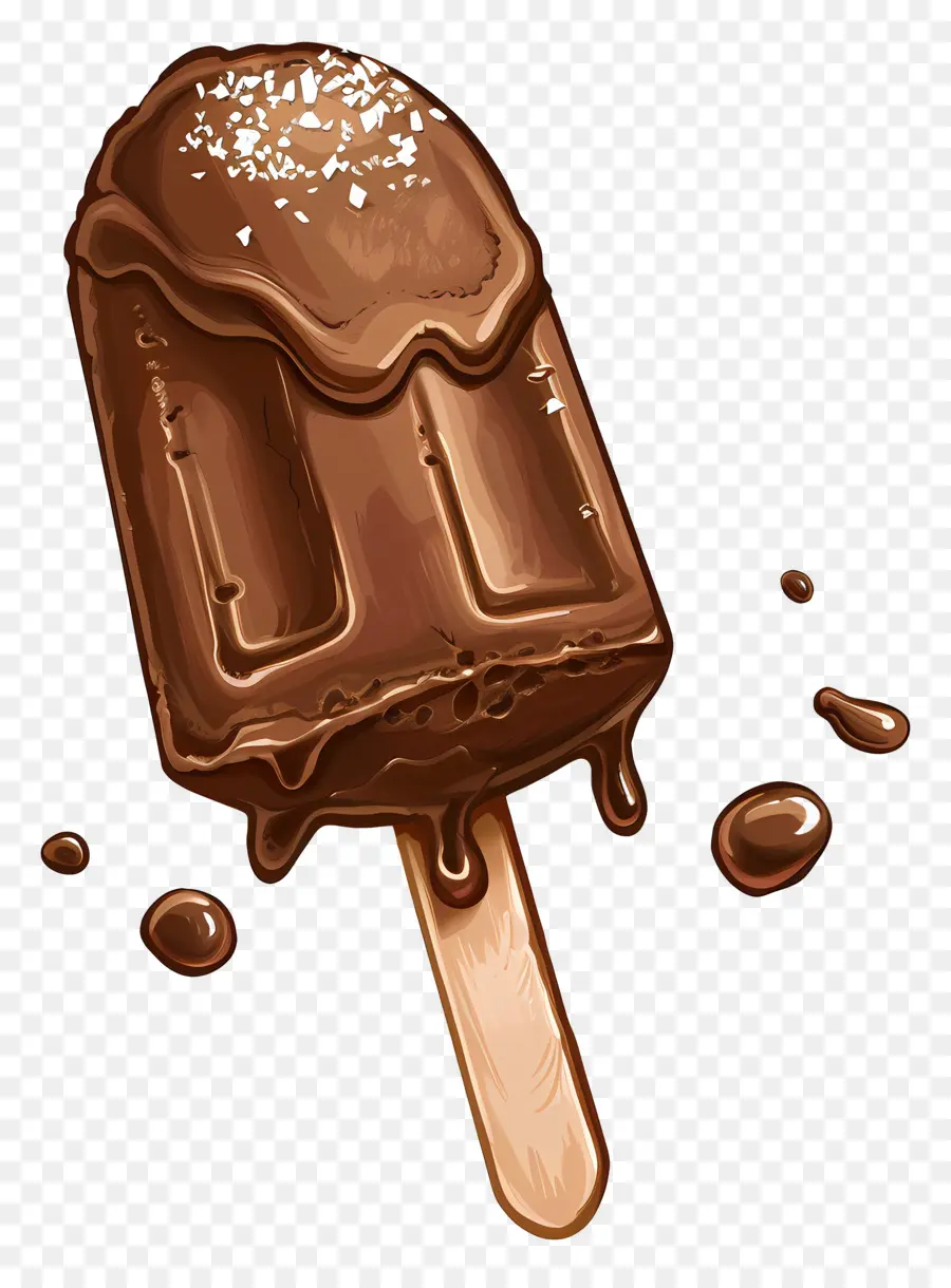 Helado De Chocolate，Cono De Helado De Chocolate PNG