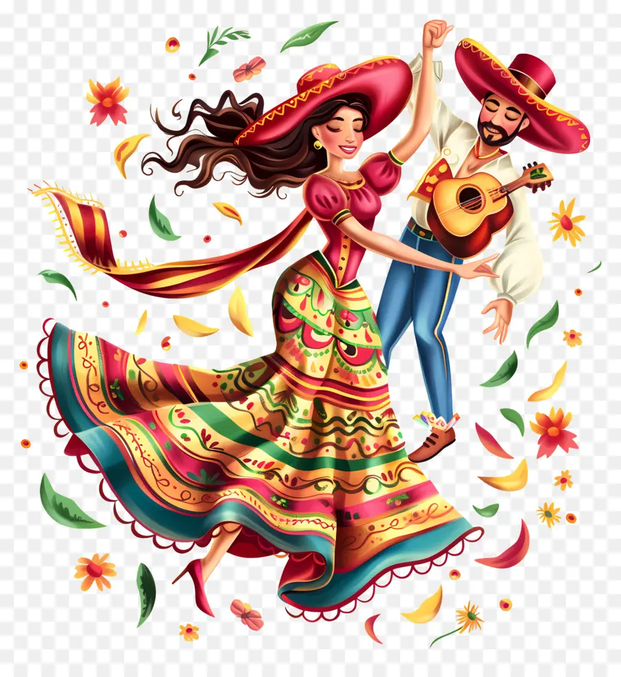 Cinco，Danza Tradicional Mexicana PNG