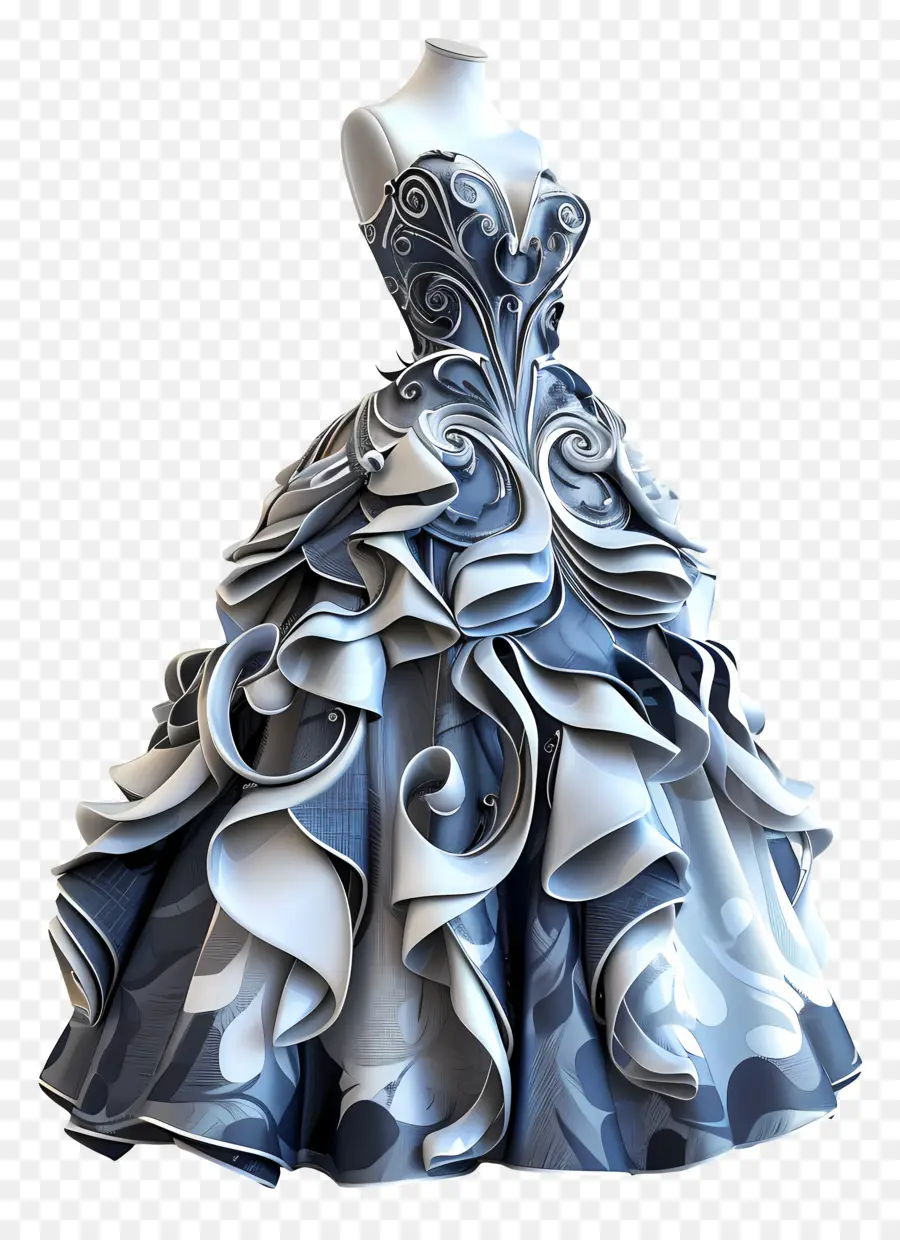 Vestido De Gala，Vestido Elegante PNG