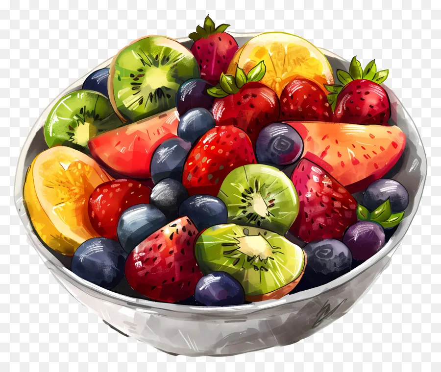 Ensalada De Frutas，Frutas Frescas PNG