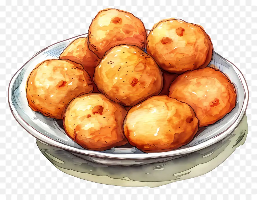 Batata Vada，Bolas De Masa Fritas PNG