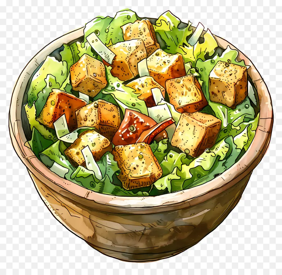 Ensalada César，Ensalada PNG