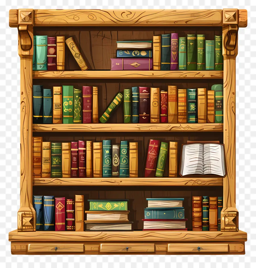 Estantería，Libros De Antigüedades PNG