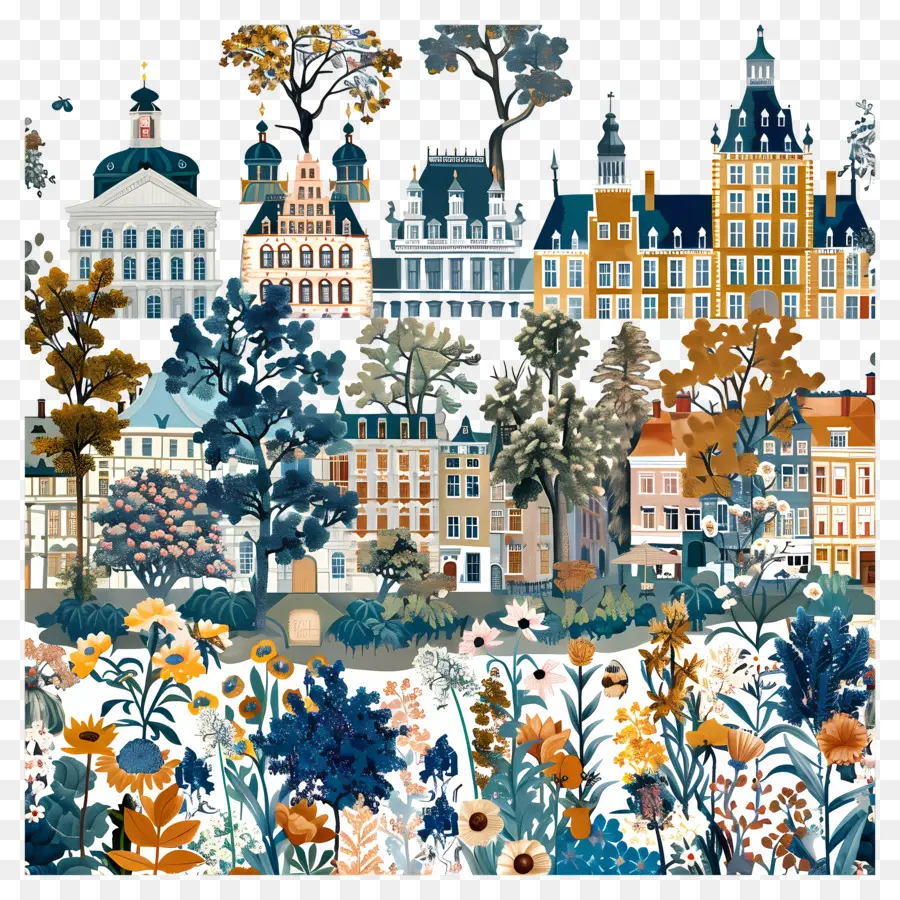 Rijksmuseum，Paisaje Urbano PNG