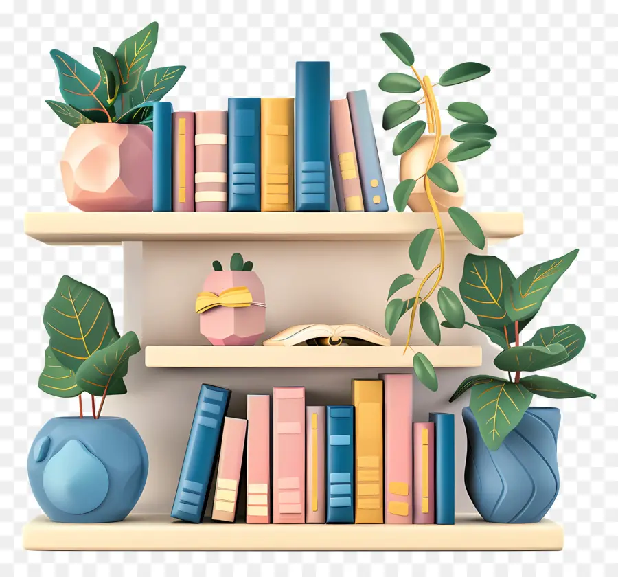 Estantería，Bookshelf PNG