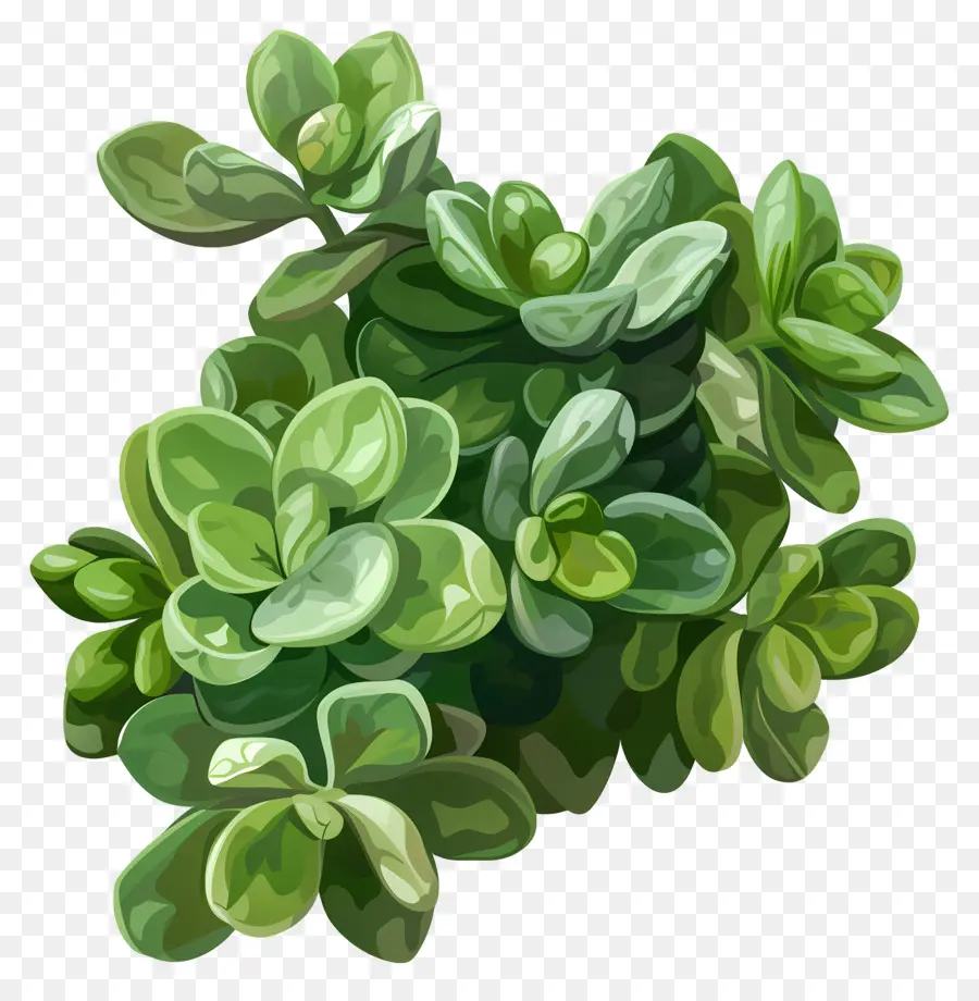 Planta De Jade De Ondulación，Planta Suculenta PNG